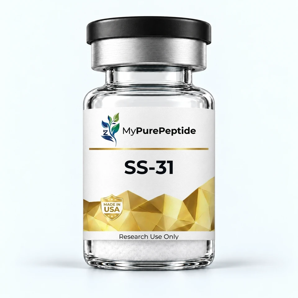 SS-31 (Elamipretide) 50mg — MyPurePeptide vial